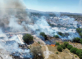 Incendio en predio de Soledad moviliza a cuerpos de emergencia