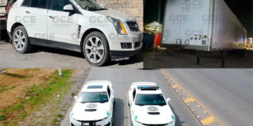 Dos autos robados son asegurados por la Guardia Civil y División Caminos