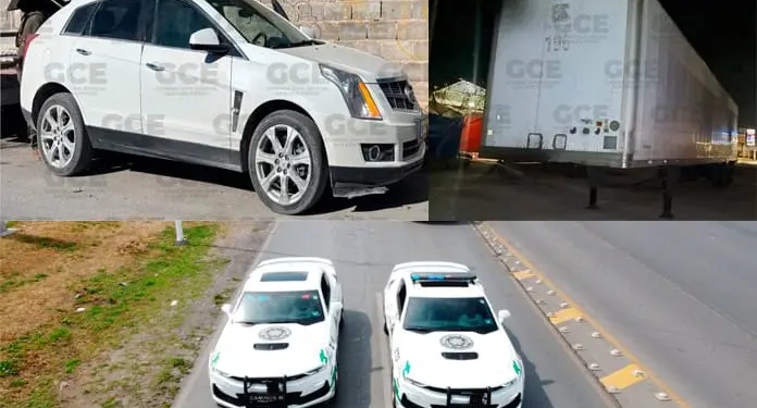 Dos autos robados son asegurados por la Guardia Civil y División Caminos