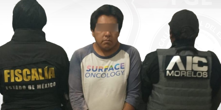 Capturan en Morelos a doble feminicida buscado en Edomex