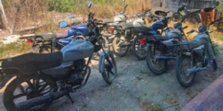 La FGE recupera motocicletas robadas en operativos recientes
