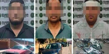 Arrestan a tres personas involucradas en el robo de vehículo