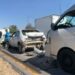 Carambola en la carretera ’57 deja cuatro vehículos dañados