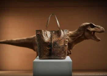 Crean cuero de T. rex en laboratorio para bolsos y carteras de lujo