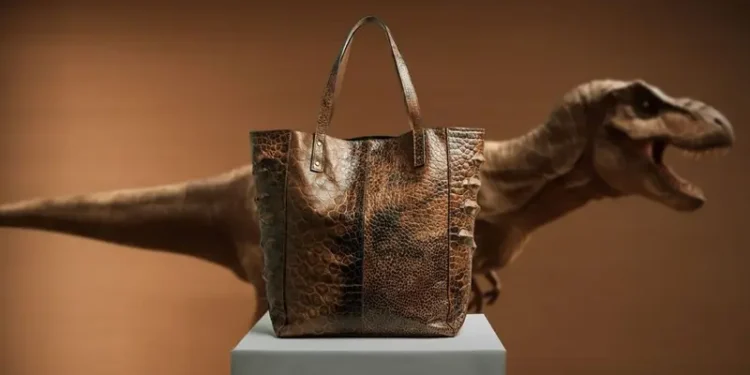 Crean cuero de T. rex en laboratorio para bolsos y carteras de lujo