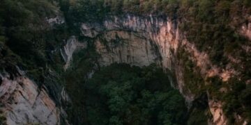 Sótano de La Hoya de la Luz en la Trinidad en Xilitla