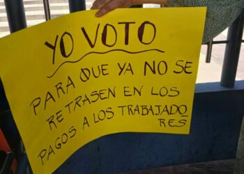 Paro de labores por parte de los trabajadores del PJE
