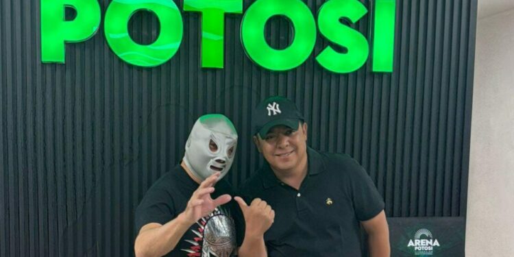 El Gobernador Gallardo reconoció la trayectoria del Hijo del Santo