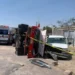Video | Chofer de gasera embiste a camioneta en carretera 80