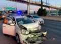 Colisión múltiple en la carretera ‘57 deja tres vehículos dañados