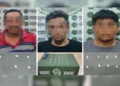 Con 45 dosis de enervantes capturan a 3 narcomenudistas