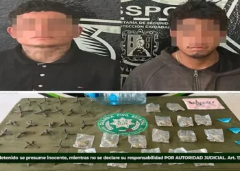 Dos detenidos por portar droga y artefactos “poncha llantas”