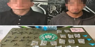 Dos detenidos por portar droga y artefactos “poncha llantas”