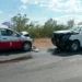Dos heridos tras choque de frente en Cárdenas