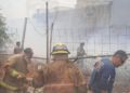 Atienden autoridades dos incendios de pastizal en predios de San Luis Potosí