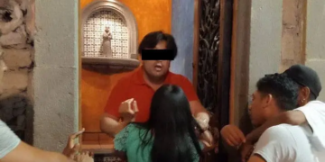 Denuncian agresión por parte del gerente de Luna Café-Aranzazú en el Centro de SLP