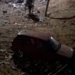 Camioneta cae a desnivel en el Periférico Oriente; solo daños materiales