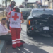 Choque múltiple en lateral de la carretera a México deja sólo daños materiales