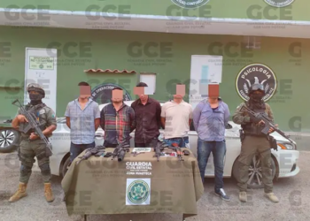 Detienen a siete personas y aseguran arsenal tras operativo en El Detalle y El Pujal