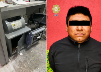 Guardia de seguridad roba más de 300 mil pesos de caja fuerte en agencia automotriz