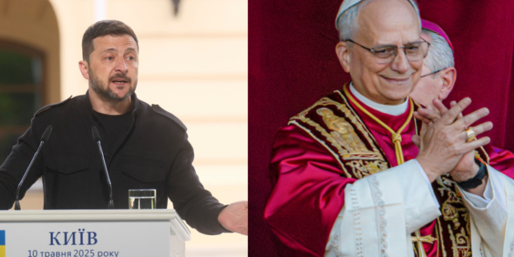 Zelenski habla con el papa León XIV y le propone una visita a Ucrania