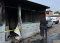Incendio en antiguo rastro municipal de Villa de Pozos