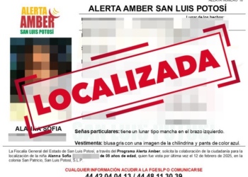 Localizan a Alanna, menor reportada como desaparecida desde febrero en San Luis Potosí