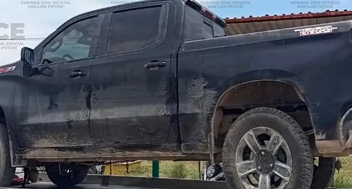 Rescatan en Cedral a víctima de secuestro; hay un detenido y aseguran poncha llantas