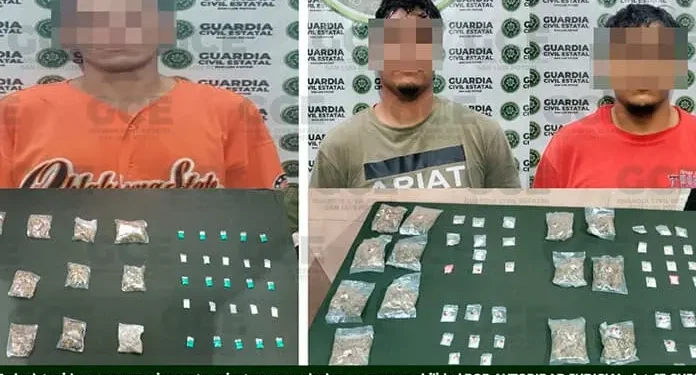 Arrestan a presuntos vendedores de droga