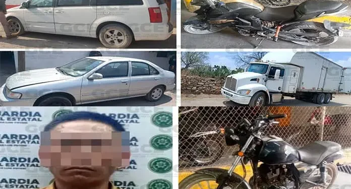 Recuperan unidades robadas; suman cinco vehículos