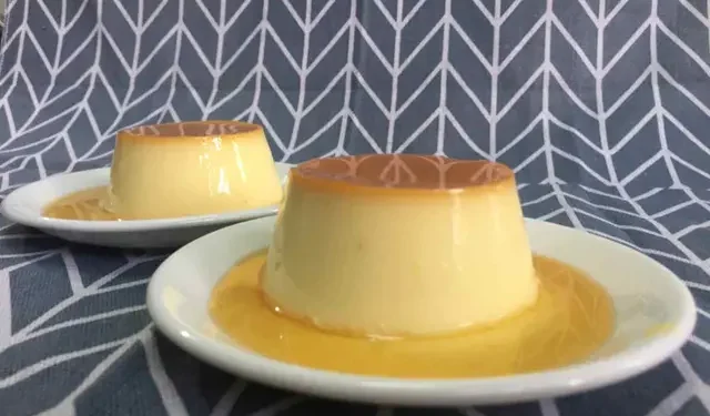 Flan de maicena sin horno, cremoso y con sabor a vainilla
