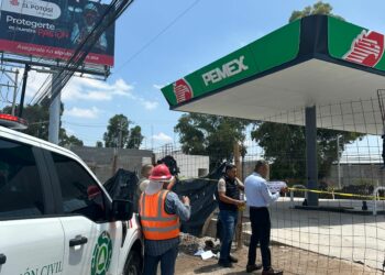 Autoridades de Protección Civil Estatal llevan a cabo operativo en gasolineras