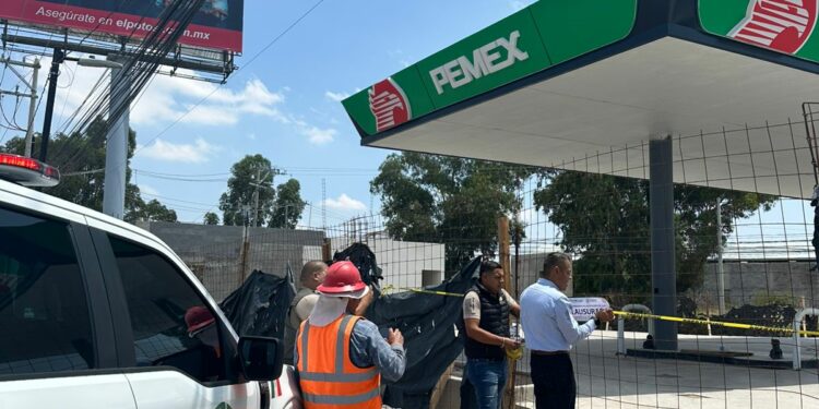 Autoridades de Protección Civil Estatal llevan a cabo operativo en gasolineras