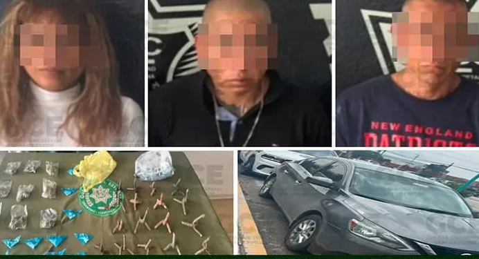 Apresan a tres posibles miembros de banda criminal