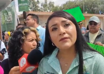 VIDEO | Colapsadas más del 85% de las calles en Villa de Pozos, denuncia Teresa Rivera