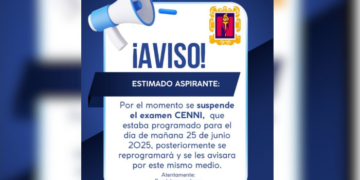 Examen de admisión a la BECENE queda suspendido tras protesta