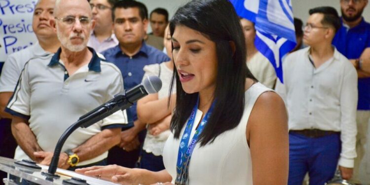 VIDEO | Verónica Rodríguez queda como la única candidata para dirigir el PAN potosino
