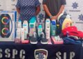 Policía detiene a pareja señalada por robo de aproximadamente seis mil pesos en tienda