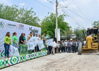 Gallardo comienza labores de infraestructura y respaldo comunitario en la región Media