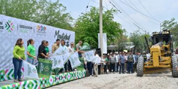 Gallardo comienza labores de infraestructura y respaldo comunitario en la región Media