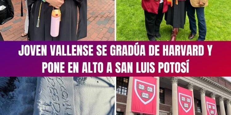Orgullo huasteco: joven finaliza maestría en Educación en Harvard