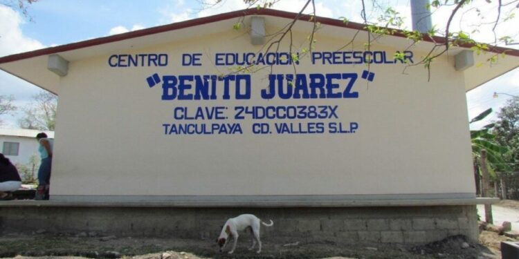 Atención de SEGE abarca 400 escuelas incluyendo el preescolar indígena Benito Juárez en Ciudad Valles