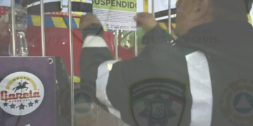 Clausuran juego mecánico en carretera 57