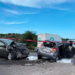 Dos muertos y cuatro lesionados deja choque en carretera a Rioverde