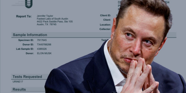 Elon Musk niega abuso de sustancias con prueba de laboratorio