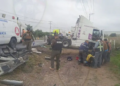 Accidente vial atendido por Protección Civil en carretera México-Querétaro