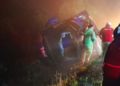 Seis lesionados tras volcadura de autobús en la carretera Rayón–Ciudad Valles
