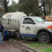 Camión con pipa de gas choca contra árbol en Calzada Guadalupe: solo daños materiales