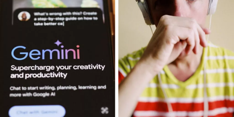 Google integra función de búsqueda de canciones en su asistente Gemini, al estilo Shazam