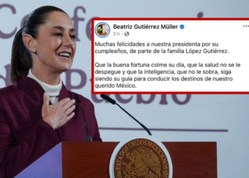 Sheinbaum agradece felicitación de Beatriz Gutiérrez tras comentario que generó debate en redes